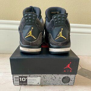 Black NIKE AIR JORDAN 4 RETRO ROYALTY 2017